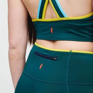 Cotopaxi high-rise yoga pants / exercise tights in bright colors "Mari" style